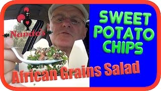 Nandos Sweet Potato Chips | African Grains Salad | Taste Test