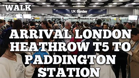 Arrival LHR Terminal 5 and how to go to London Paddington Station from Heathrow