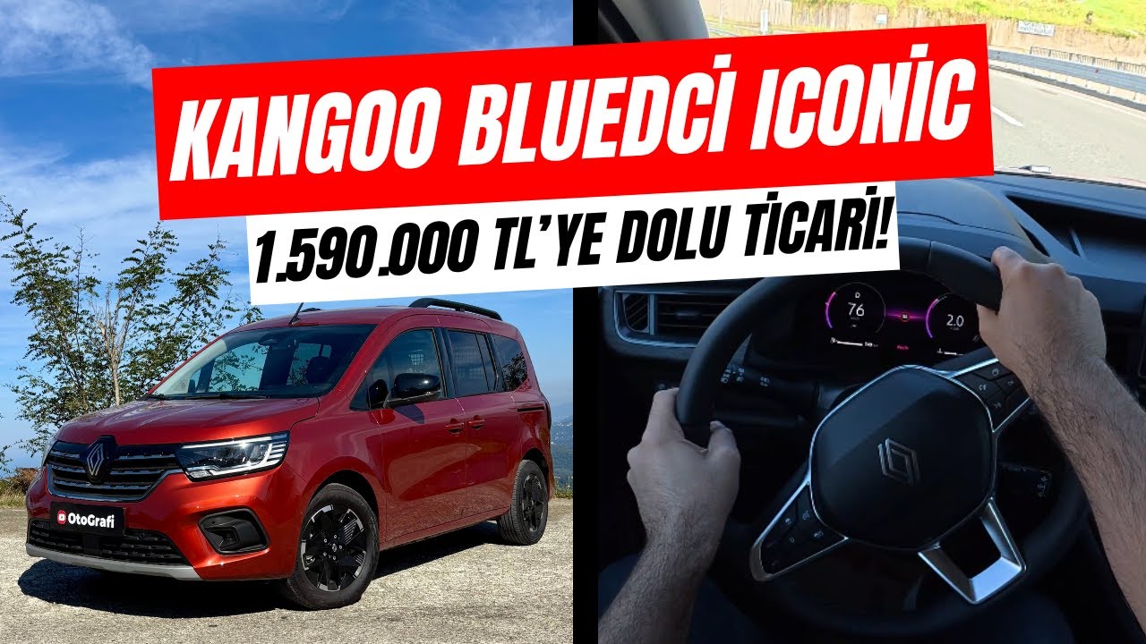 EN MANTIKLI TİCARİ! | Yeni Renault Kangoo BlueDci Iconic İncelemesi | Fiyatı Çok İyi ! | @OtoGrafi