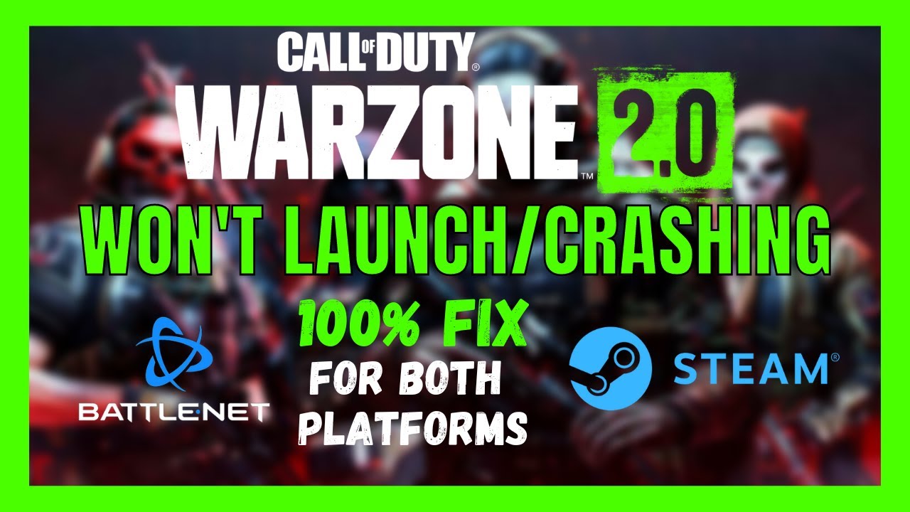 Need Help, My Warzone 2.0 won't launch on steam even tho it's