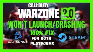 Fix: CoD Warzone 2.0 / Modern Warfare 2 Won't Launch & Crashing | 100% Working Methods
