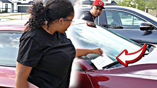 MY SIDE CHICK PUT A IM PREGNANT LETTER ON MY CAR WINDOW! *MY WIFE FLIPPED*