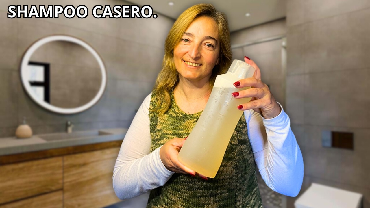 Asi hago mi SHAMPOO Casero🛀
