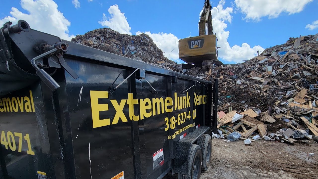 Full Week Of Junk Removal Jobs before labor day! Extreme Junk Removal. YouTube