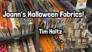 Joann Halloween fall fabrics SHOP WITH ME