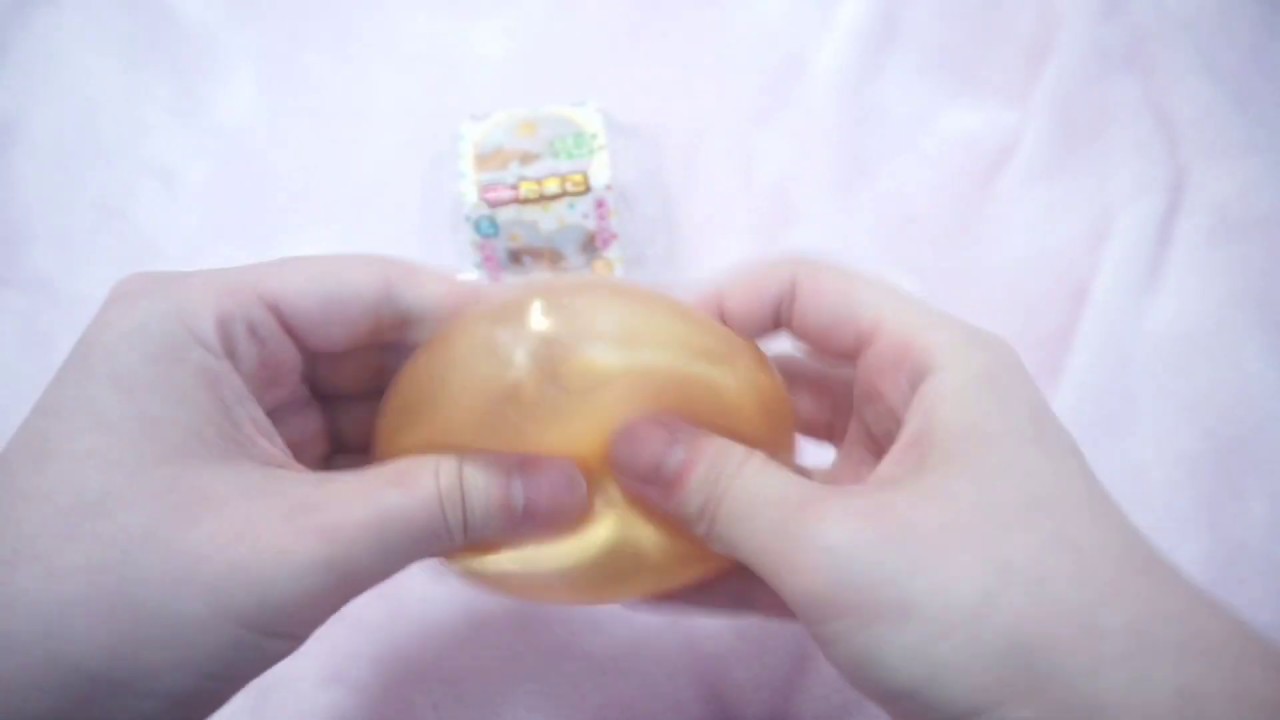 音フェチ】水系スクイーズ(セリアのぷにゅグニョたまご・ぐでたま