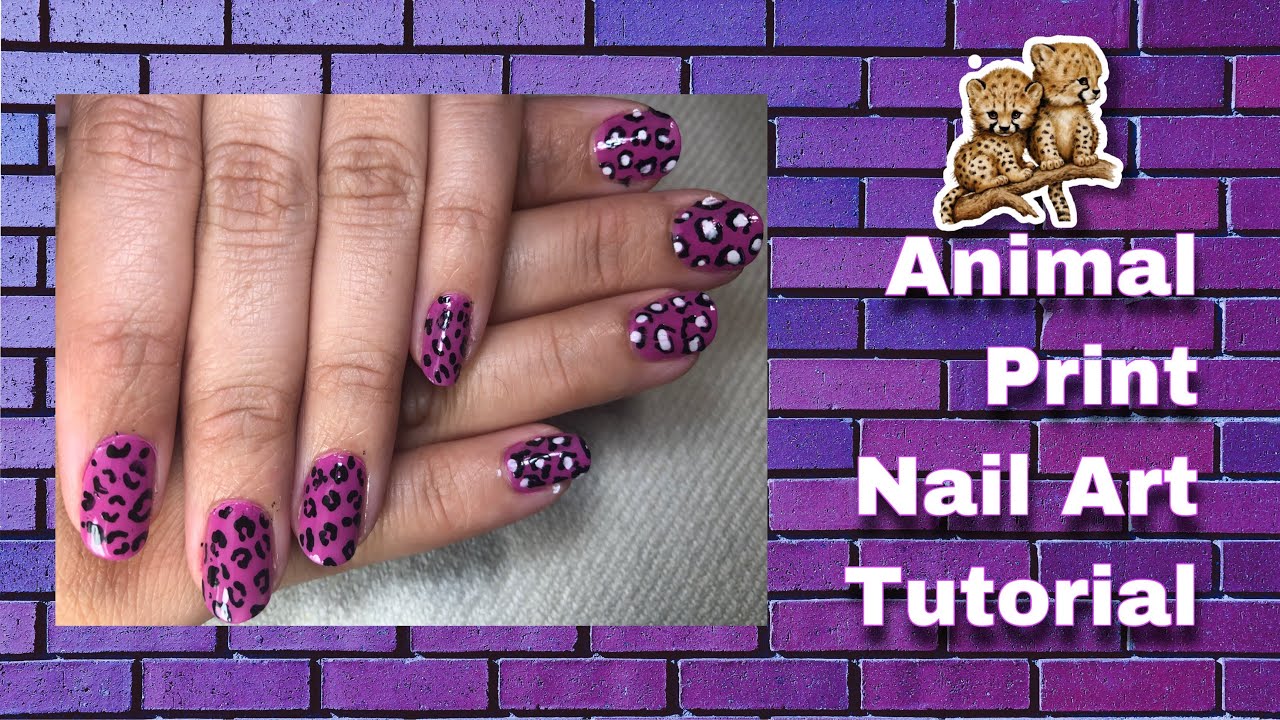 Animal Print Nail Art Tutorial YouTube