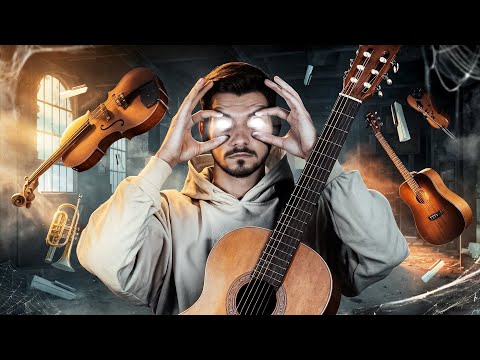 Учусь Играть На Гитаре ВСЛЕПУЮ за 24 часа!