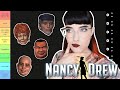 ranking (almost) every Nancy Drew video game character (tier list)