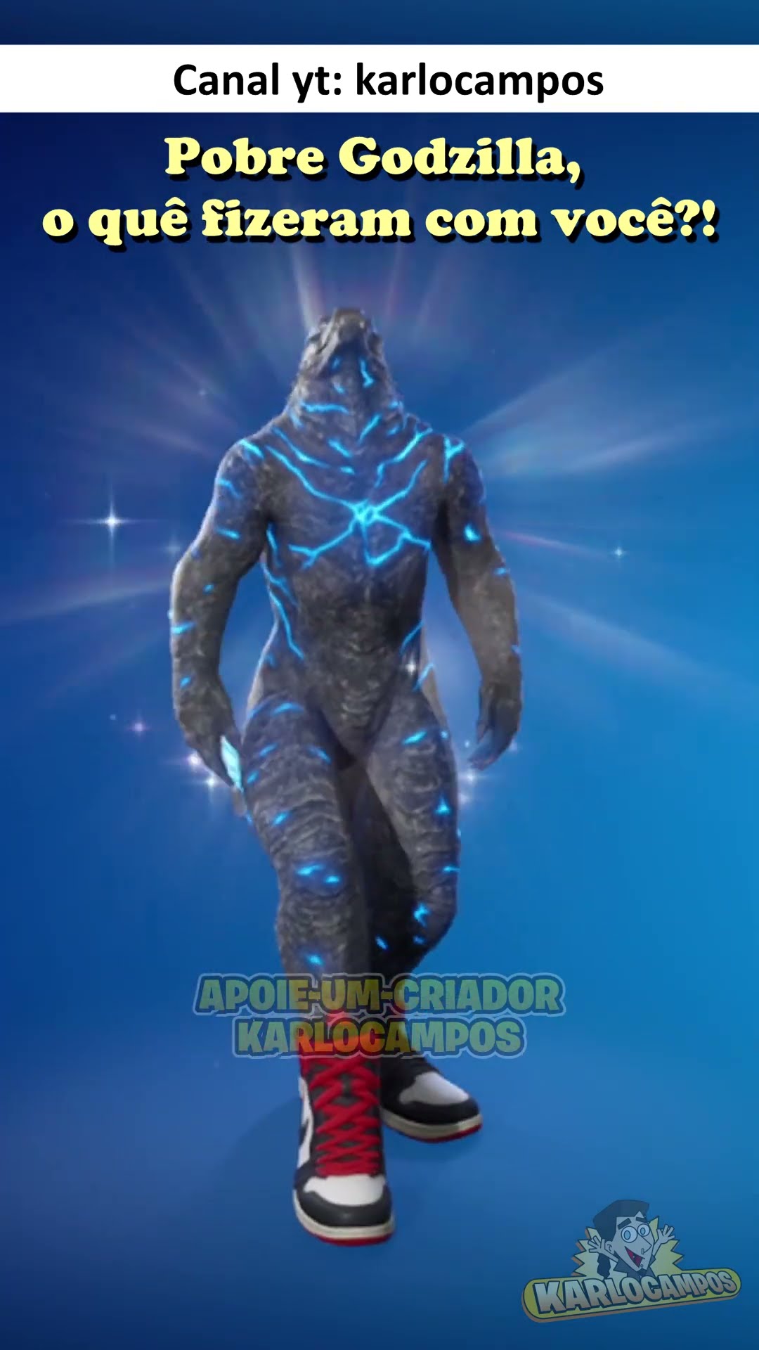 O quê fizeram com o GODZILLA?! #fortnite