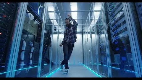 Grooving Inspection Of Server Room Stock Video