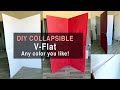 DIY Portable/Collapsible/Foldable V-Flat. And how to Make it ANY color