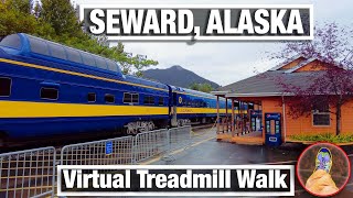 City Walks  Seward Alaska Virtual Treadmill Walking Tour  Exploring Gateway to Kenai Fjords