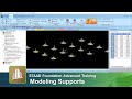 Modeling Supports in STAAD Foundation Advanced V9
