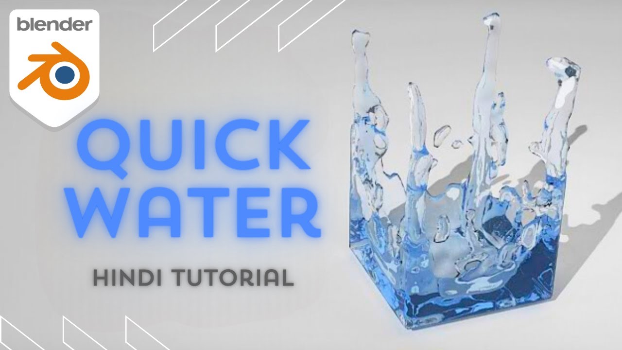 how to make water in blender Hindi tutorial YouTube