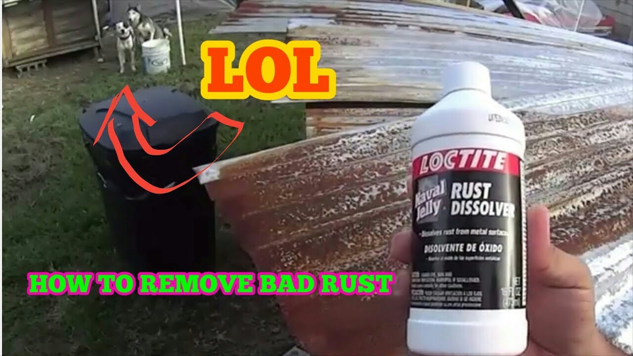How to Remove Rust With Naval Jelly