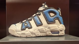 NIke Air More Uptempo 'Indust rialto Blue' (GS) - Nike Outlet!!