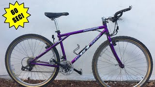 Restoring a bike in 1 minute | ‘94 GT Karakoram
