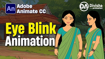 Animate REALISTIC Eye Blinks in Adobe Animate | 2D Character Tutorial