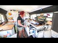 Families DIY School Bus Conversion - Fully Off Grid Tiny House