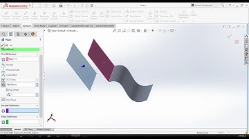SOLIDWORKS- SURFACE- Extend surface, Trim Surface,Untrim and more HINDI|URDU