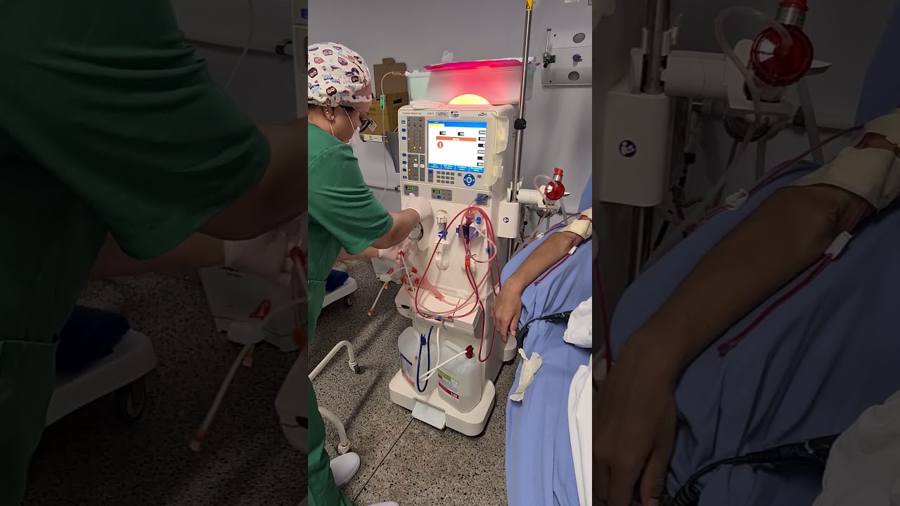 Retirando sistema da fresenius 4008 para o reuso.