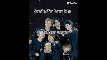 Army 😱 smile if you hate bts#viral#trending