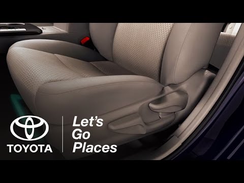 Camry How-To: Manual Front Seats | 2012 Camry | Toyota - Camry How-To: Manual Front Seats | 2012 Camry | Toyota