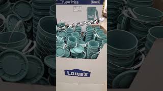Lowe's teal mini buckets #diycrafts #craft  ‎⁨@lowes
