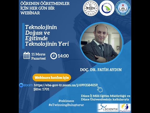 Düzce İl Milli Eğitim Müdürlüğü - Her Gün Bir Webinar - Teknolojinin Doğası ve Eğitimde Teknoloji