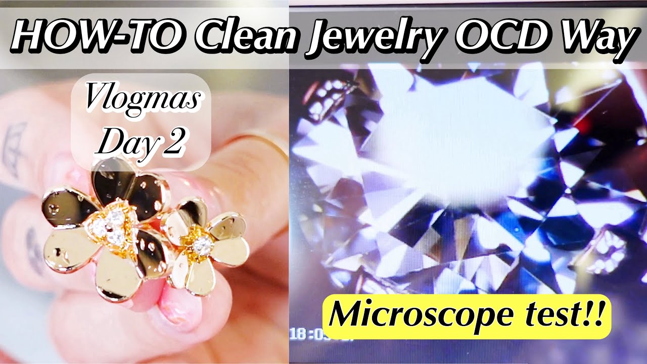How-To Clean Jewelry ft. Van Cleef Frivole Fine Jewelry Collection Vlogmas Day 2