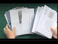 Envelope recycling - junk journal made of nothing!