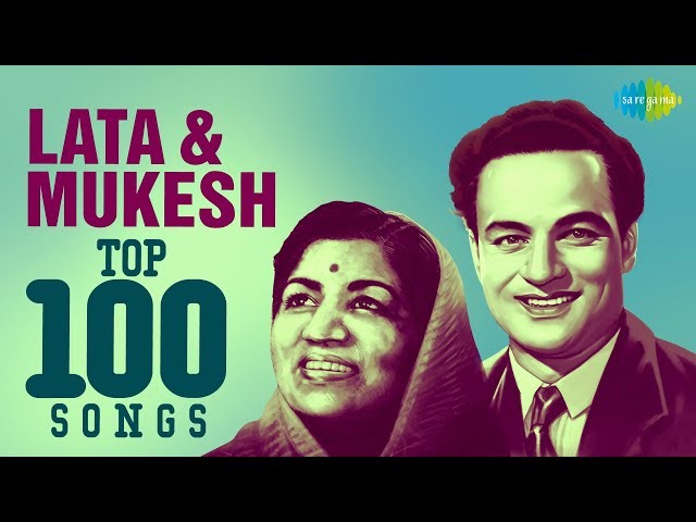 100 songs of Lata & Mukesh | लता मंगेशकर & मुकेश के 100 गाने | Mehboob Mere | Kabhi Kabhi Mere Dil class=