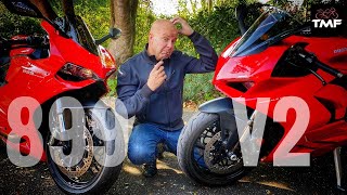 Panigale V2 vs Panigale 899?  What's changed? What's better and what's not? A nerds guide...