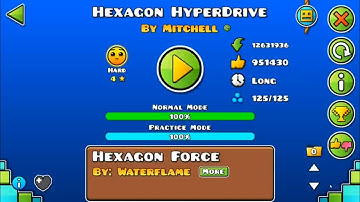 Geometry Dash | Hexagon HyperDrive by Mitchell 100% (Hard 4*)