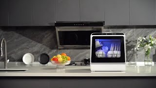 Watch Portable Dishwasher from EUHOMY - Black 6 Programs Version on Amazon Live (1)