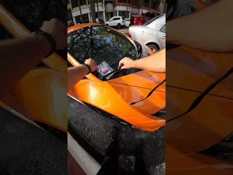 Caught a wild Orange Lamborghini Huracan Tecnica in Miami 