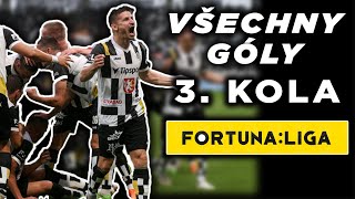 VŠECHNY GÓLY 3. KOLA FORTUNA:LIGY