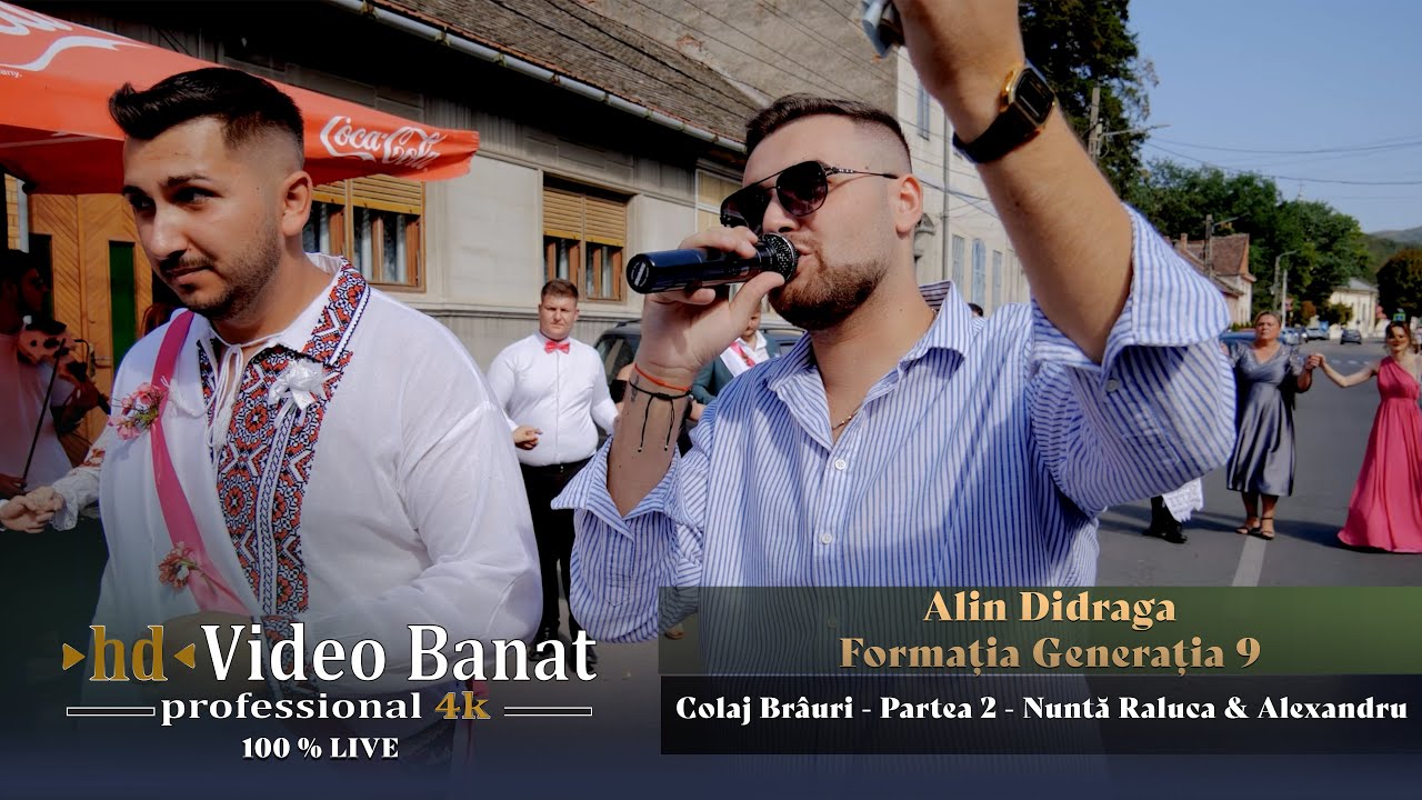 Alin Didraga & Formatia Generatia 9 - Colaj Brauri | Partea 2 | Nunta Raluca & Alexandru