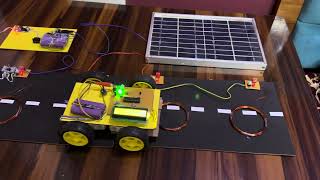 Dynamic Wireless Charging system For Electric Vehicles using Arduino And Solar