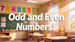 Full Odd & Even Numbers Song | Easy Math for Kids | Learn Numbers Fast Guide