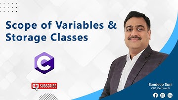 Scope of Variables and Storage Classes - C Programming Language