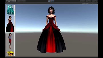 IMVU API for Unity - outfits demo