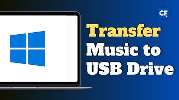 Hoe zet je muziek van een laptop op een USB-stick?