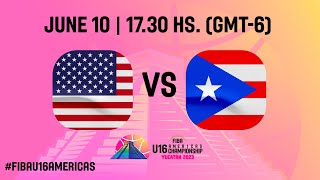 SEMI-FINALS: USA v Puerto Rico | Full Basketball Game