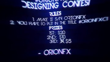 INTRO CONTEST || CLOSED ||