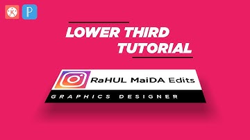 Instagram Lower Third Tutorial In Kinemaster || Kinemaster + Pixelleb || Make a Lower Third
