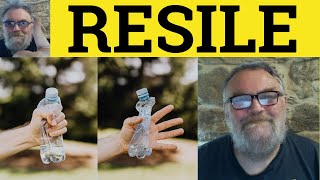 🔵 Resile Meaning - Resile Examples - Resilement Defined - Resile Resilement