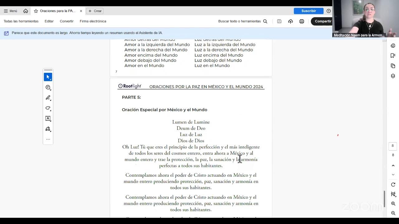 Meditación Naam para la Armonía en el Mundo