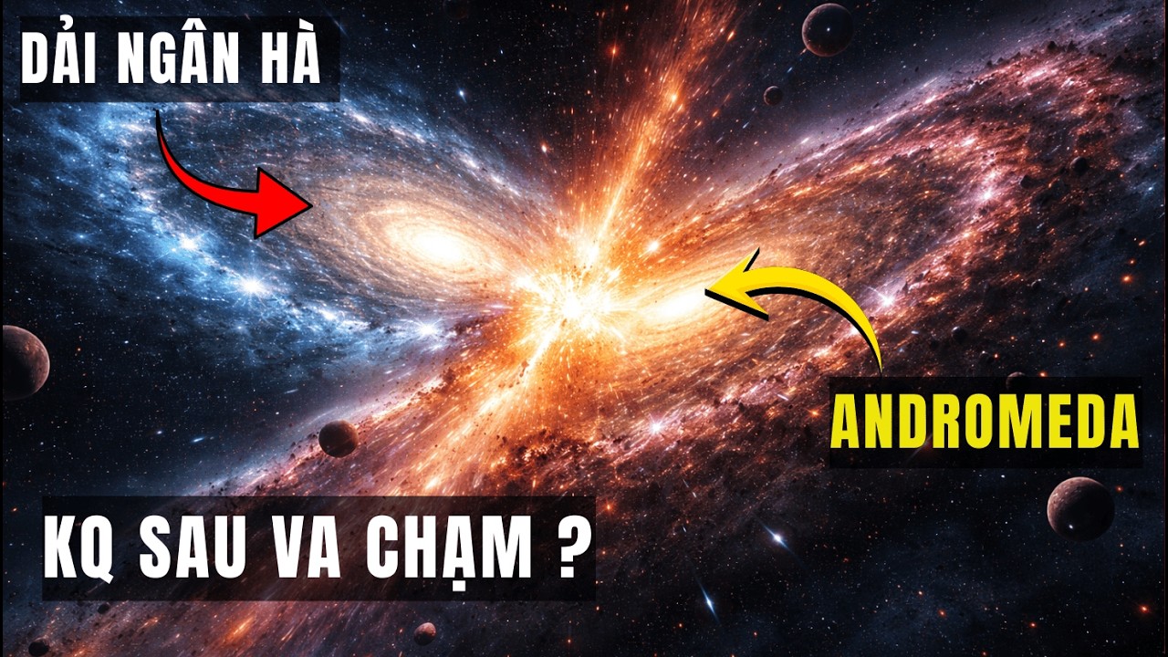 Điều Gì Xảy Ra Khi Andromeda Va Chạm Vào Dải Ngân Hà?